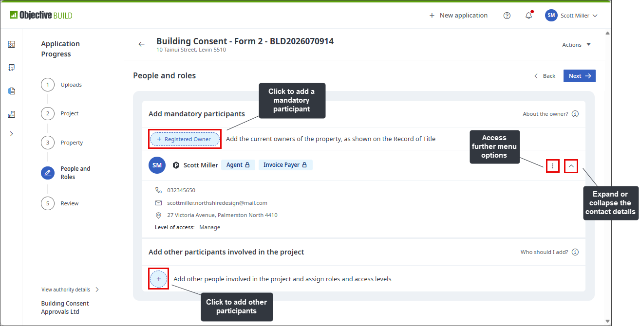 Building consent (Form 2)