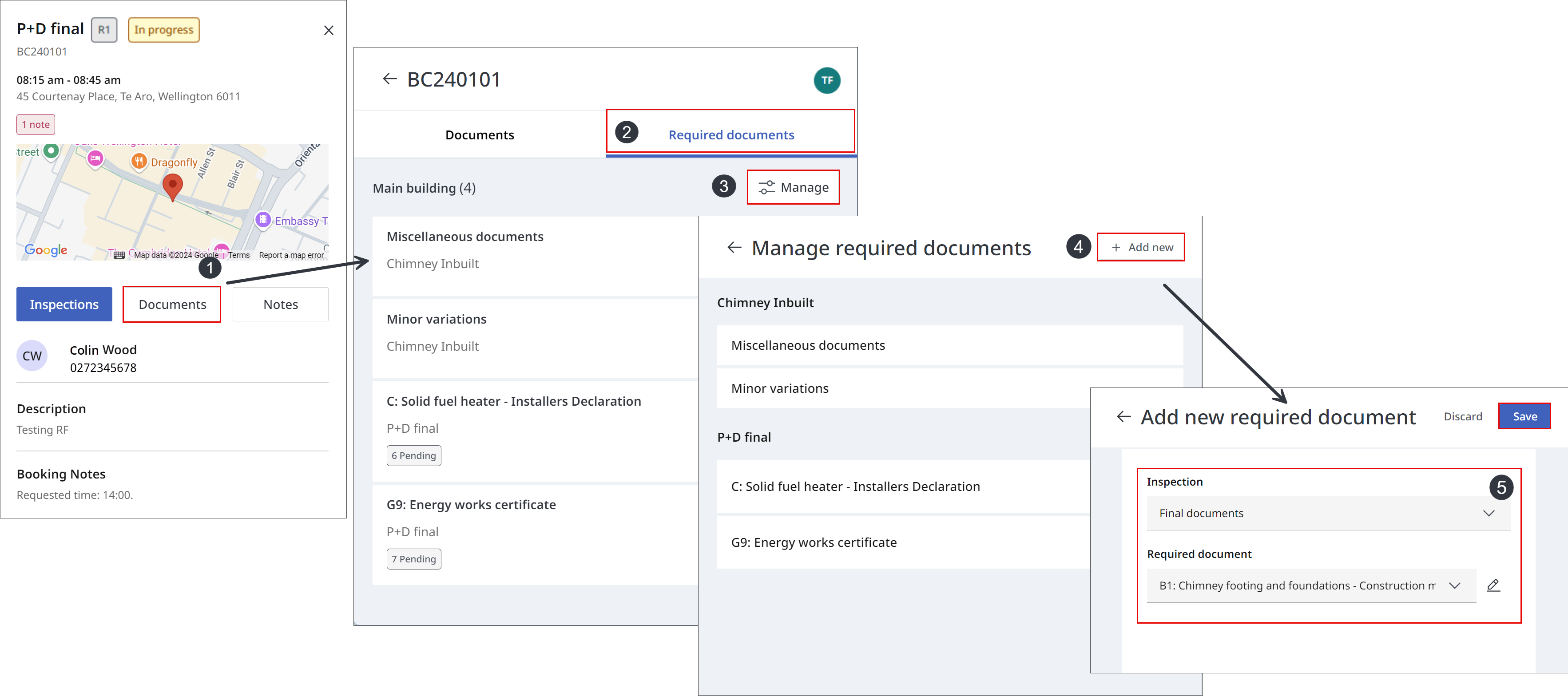 Accessing documents